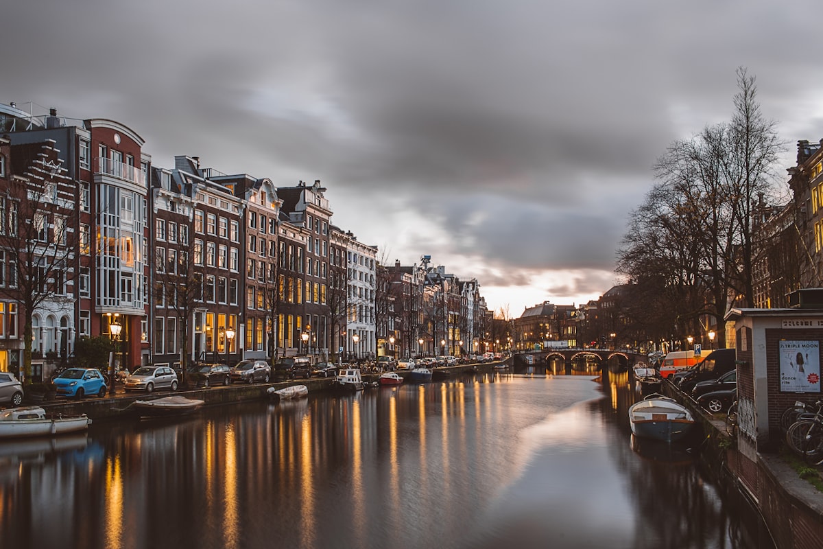 Modern tech hub in Amsterdam — where classic architecture meets high-tech innovation